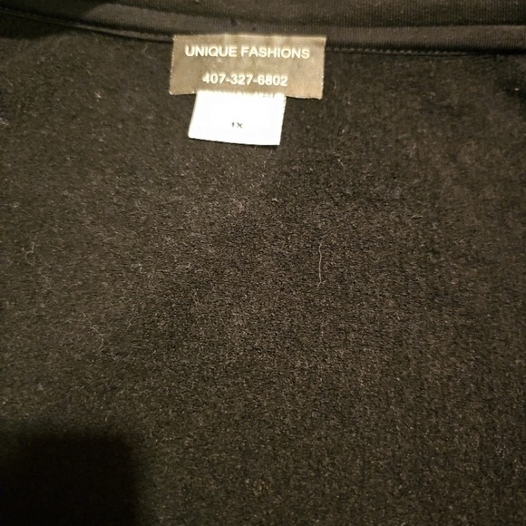 Uniqued Fashions Blinged out  Black Vest - Picture 10 of 10